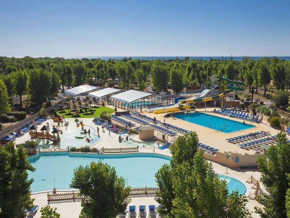 Mobilhome Lodge 3 Chambres, 500M Plage, Camp 5 Etoiles Vendres Dış mekan fotoğraf